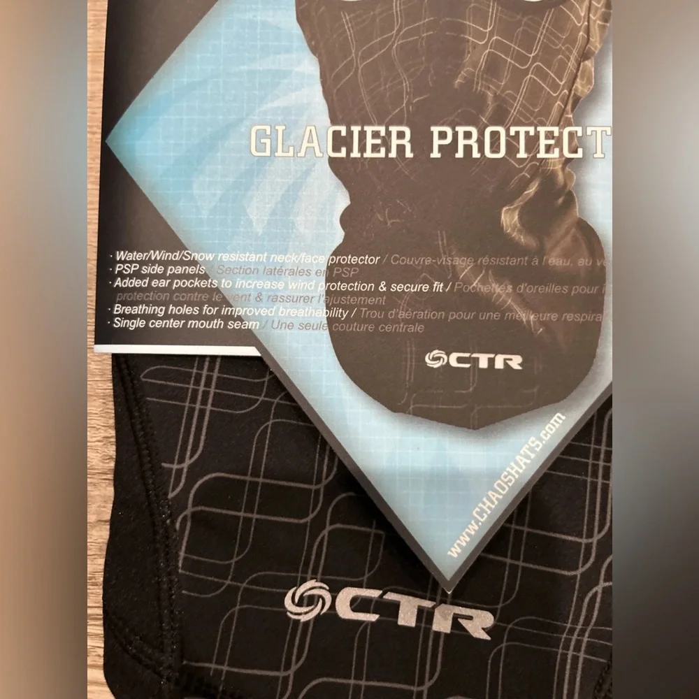 Chaos CTR Glacier Protector Black Face Mask Style 1656